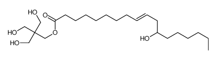 3-hydroxy-2,2-bis(hydroxymethyl)propyl (R)-12-hydroxyoleate structure