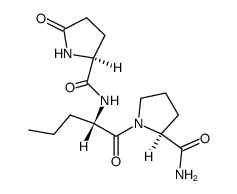 thyrotropin-releasing hormone, nVal(2)-结构式