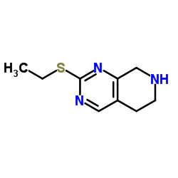 2-(Ethylsulfanyl)-5,6,7,8-tetrahydropyrido[3,4-d]pyrimidine结构式