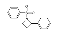 1-(benzenesulfonyl)-2-phenylazetidine结构式