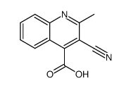 3-cyano-2-methyl-quinoline-4-carboxylic acid Structure