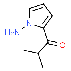 1-Propanone,1-(1-amino-1H-pyrrol-2-yl)-2-methyl-(9CI) Structure