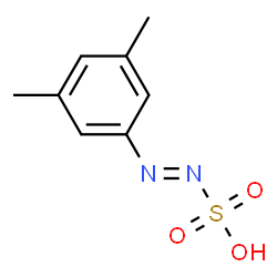 Diazenesulfonic acid, (3,5-dimethylphenyl)-, (E)- (9CI) Structure