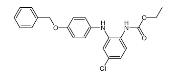 ethyl (2-((4-(benzyloxy)phenyl)amino)-4-chlorophenyl)carbamate Structure