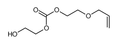 2-hydroxyethyl 2-prop-2-enoxyethyl carbonate结构式