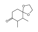 6,7-dimethyl-1,4-dioxaspiro[4.5]decan-8-one结构式