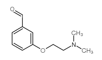 3-[2-(dimethylamino)ethoxy]benzaldehyde structure