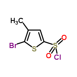 5-Bromo-4-methyl-2-thiophenesulfonyl chloride结构式