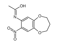 7-乙酰氨基-8-硝基-3,4-二氢-2H-1,5-苯并二氧杂卓图片