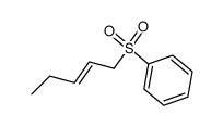 <(2-pentenyl)sulfonyl> benzene Structure