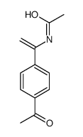 N-[1-(4-acetylphenyl)ethenyl]acetamide结构式