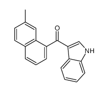 1H-indol-3-yl-(7-methylnaphthalen-1-yl)methanone Structure