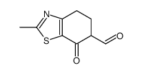 2-Methyl-7-oxo-4,5,6,7-tetrahydrobenzo[d]thiazole-6-carbaldehyde结构式