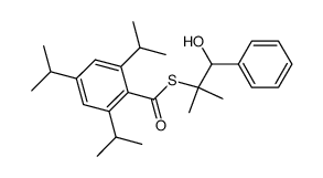 3'-hydroxy-3'-phenyl-2'-methyl-2'-propyl 2,4,6-triisopropylthiobenzoate Structure