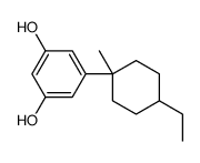 5-(4-ethyl-1-methylcyclohexyl)benzene-1,3-diol Structure