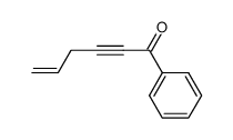 1-phenylhex-5-en-2-yn-1-one Structure