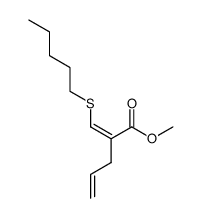 methyl (Z)-2-((pentylthio)methylene)pent-4-enoate Structure