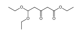 5,5-Diethoxy-3-oxopentansaeure-ethylester结构式