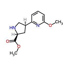 L-PROLINE, 4-(6-METHOXY-2-PYRIDINYL)-, METHYL ESTER, (4S)- picture