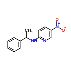 (S)-(-)-2-(α-甲基苄氨基)-5-硝基吡啶结构式