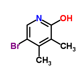 5-溴-3,4-二甲基吡啶-2(1H)-酮结构式