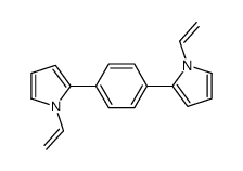 1-ethenyl-2-[4-(1-ethenylpyrrol-2-yl)phenyl]pyrrole结构式