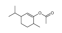 3-(isopropyl)-6-methylcyclohexen-1-yl acetate structure
