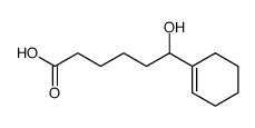 6-cyclohex-1-enyl-6-hydroxy-hexanoic acid Structure