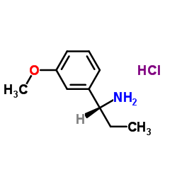 (R)-1-(3-Methoxyphenyl)propan-1-amine hydrochloride structure