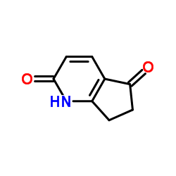 6,7-二氢-1H-环戊二烯并[b]吡啶-2,5-二酮结构式