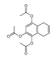5,6,8-triacetoxy-1,4-dihydro-naphthalene Structure