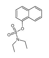 N,N-diethyl naphthalen-1-yl O-sulfamate Structure