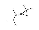 (E)-1,1-dimethyl-2-(3-methyl-2-butylidene)cyclopropane Structure