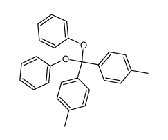 4,4'-dimethyl-benzophenone-diphenylacetal Structure