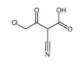 Acetoacetic acid,-gamma--chloro--alpha--cyano- (1CI) structure