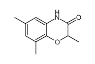 2,6,8-TRIMETHYL-2H-BENZO[B][1,4]OXAZIN-3(4H)-ONE结构式