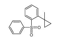 1-(benzenesulfonyl)-2-(1-methylcyclopropyl)benzene Structure