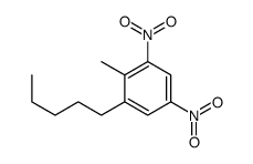 2-methyl-1,5-dinitro-3-pentylbenzene结构式