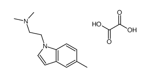 N,N-dimethyl-2-(5-methylindol-1-yl)ethanamine,oxalic acid Structure