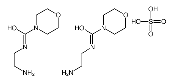 N-(2-aminoethyl)morpholine-4-carboxamide,sulfuric acid结构式