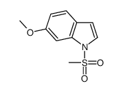 6-methoxy-1-methylsulfonylindole Structure