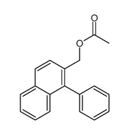 1-PHENYL-NAPHTHALEN-2-YLMETHYL ACETATE Structure