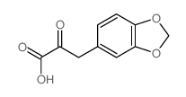 3-(1,3-benzodioxol-5-yl)-2-oxopropanoic acid结构式