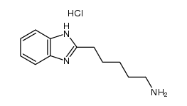 2-(5-aminopentyl)benzimidazole hydrochloride Structure