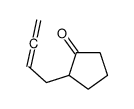 2-buta-2,3-dienylcyclopentan-1-one结构式