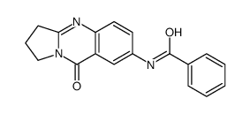 N-(9-oxo-2,3-dihydro-1H-pyrrolo[2,1-b]quinazolin-7-yl)benzamide结构式