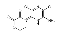 ethyl 2-[(6-amino-3,5-dichloropyrazin-2-yl)amino]-2-oxoacetate Structure