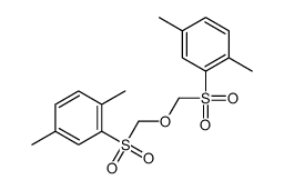 2-[(2,5-dimethylphenyl)sulfonylmethoxymethylsulfonyl]-1,4-dimethylbenzene Structure