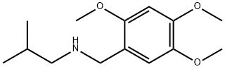 (2-methylpropyl)[(2,4,5-trimethoxyphenyl)methyl]amine Structure