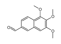 5,6,7-trimethoxynaphthalene-2-carbaldehyde Structure